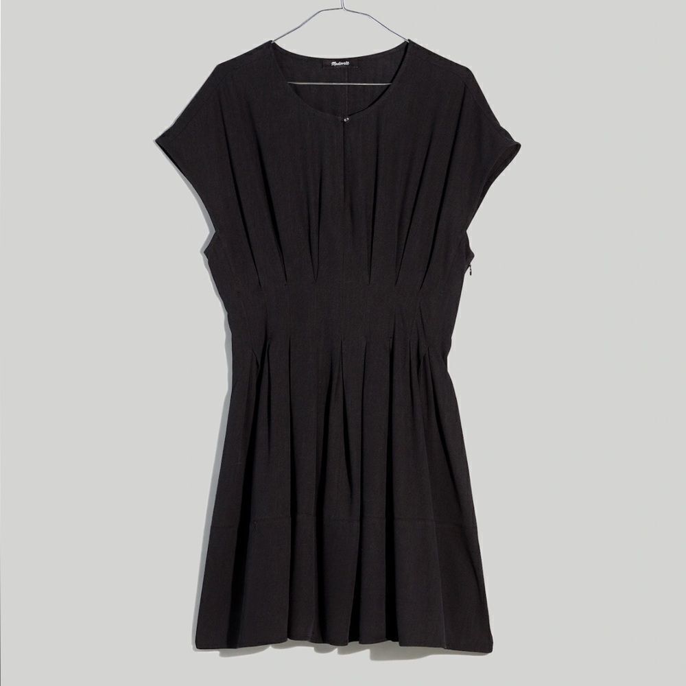 Madewell The Lucie Pleated Mini Dress - Picture 5 of 7
